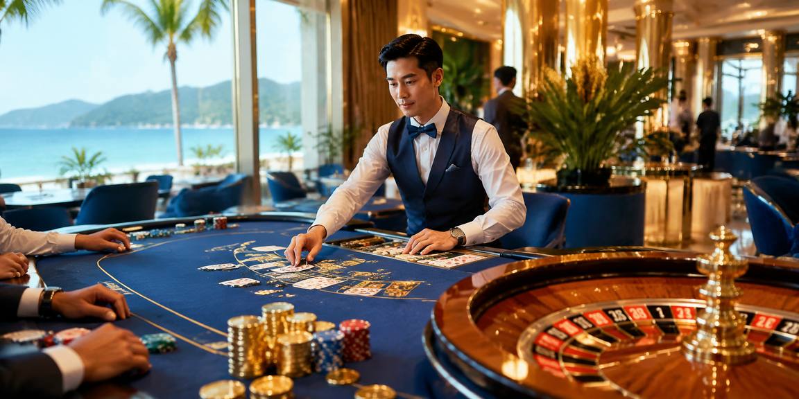 Người chơi Việt tập trung theo dõi ván bài trực tuyến trên màn hình